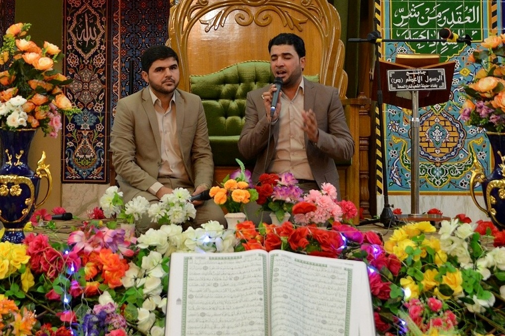 دار القرآن الكريم تقيم محفل قرآني في مسجد الرسول الأعظم في بغداد