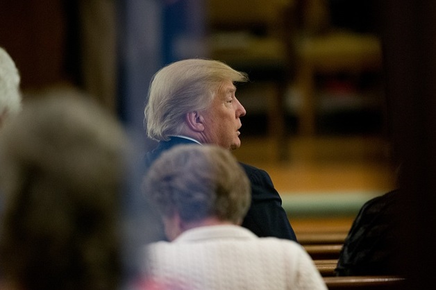 Donald Trump Goes To Church in Iowa … And Gets a Lesson in Humility