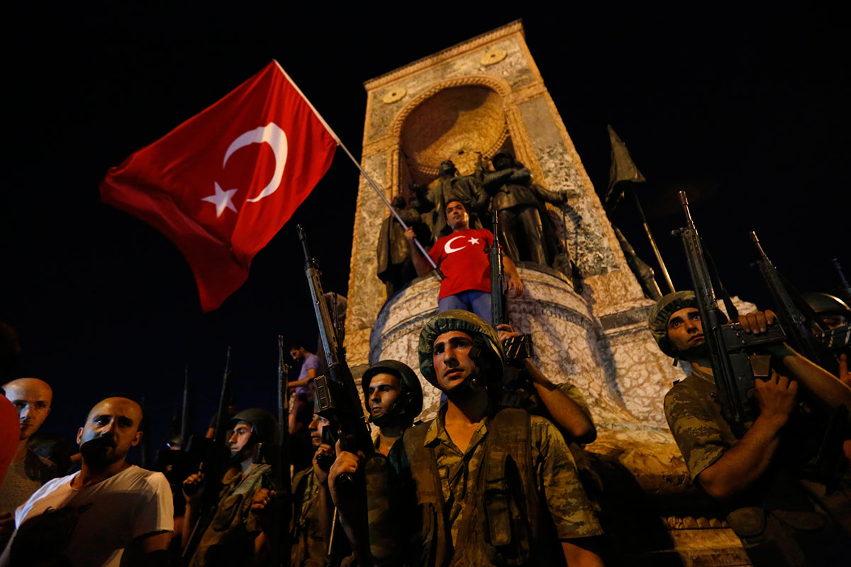 Military attempts coup in Turkey