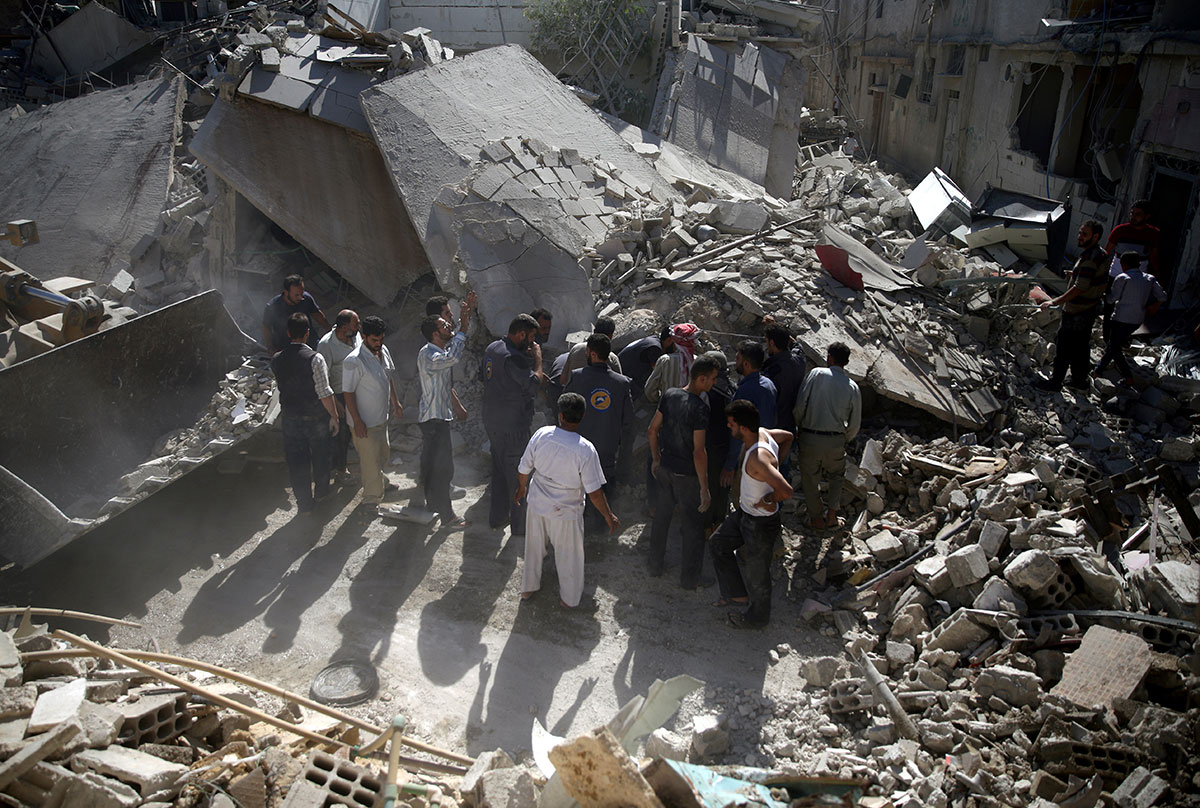 Air strikes on Syria's rebel-held areas continue Air strikes on Syria's rebel-held areas continue