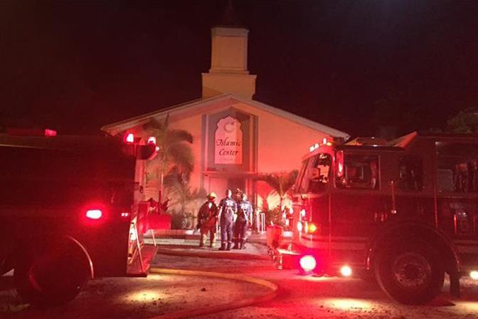 Florida Mosque Set on Fire during Eid al-Adha