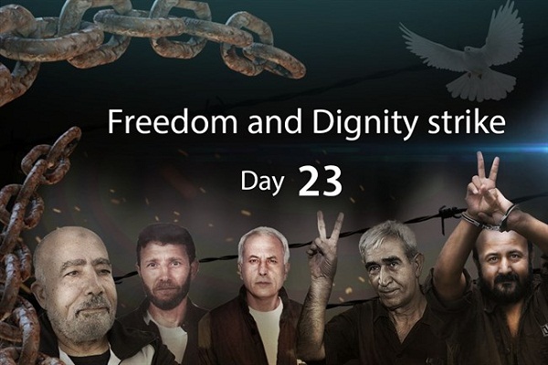 Palestinian Prisoners’ Health Deteriorating on 23rd Day of Mass Hunger Strike