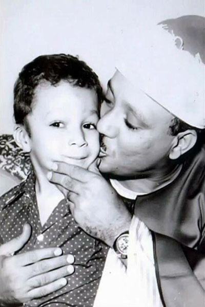 عبدالباسط محمد عبدالصمد و فرزندش عبدالباسط محمد عبدالصمد و فرزندش