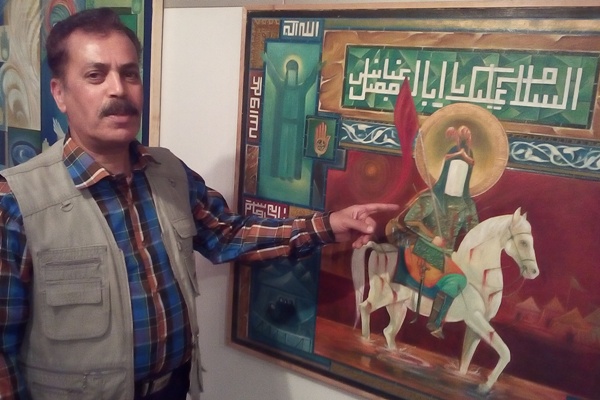 نقاشی عاشورایی را با پول قیمت‌گذاری نمی‌کنم/ گستردگی معنا در حماسه عاشورا