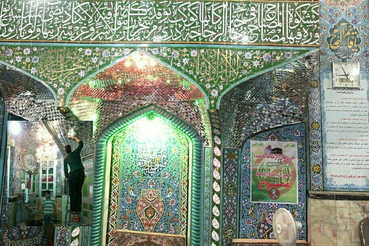 تصاویری از غبارروبی مساجد در زابل