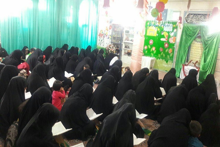 مراسم جزءخوانی قرآن در جامعه‍‌القرآن خدابنده