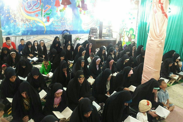 مراسم جزءخوانی قرآن در جامعه‍‌القرآن خدابنده