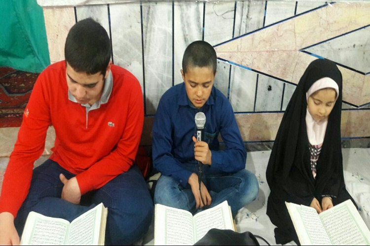 مراسم جزءخوانی قرآن در جامعه‍‌القرآن خدابنده
