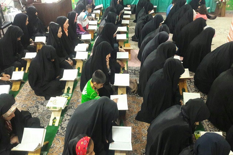 مراسم جزءخوانی قرآن در جامعه‍‌القرآن خدابنده