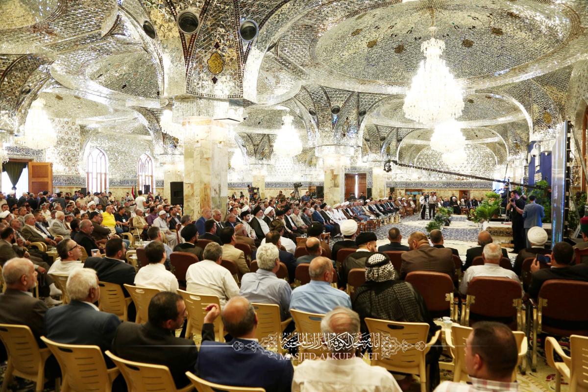 افتتاح هفتمین جشنواره فرهنگی سفیر در مسجد کوفه