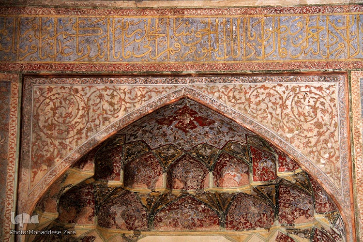 میراث به جامانده از افشاریه در کتیبه قرآنی کاخ خورشید