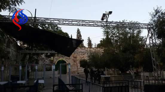 دوربین‌های اسرائیل در اطراف مسجد الاقصی + عکس