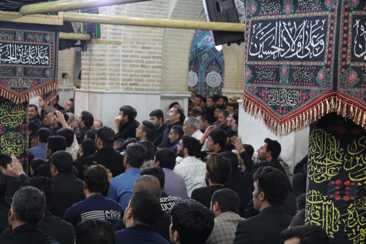 مراسم اعلان عزای امام حسین(ع) در زنجان