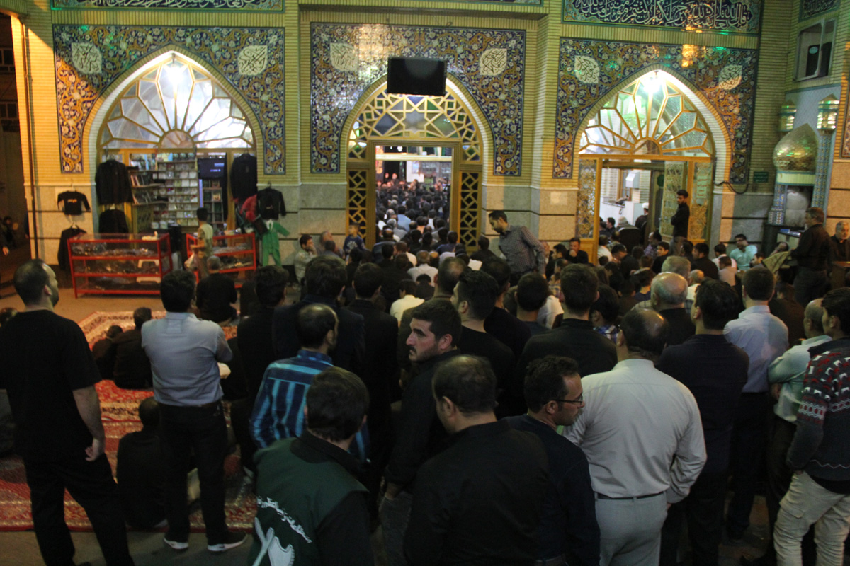 مراسم اعلان عزای امام حسین(ع) در زنجان