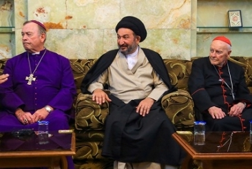 أمين العتبة العلوية لوفد مسيحي أمريكي : مرقد أمير المؤمنين {ع} مركز إنساني مفتوح لجميع الأديان والأعراق