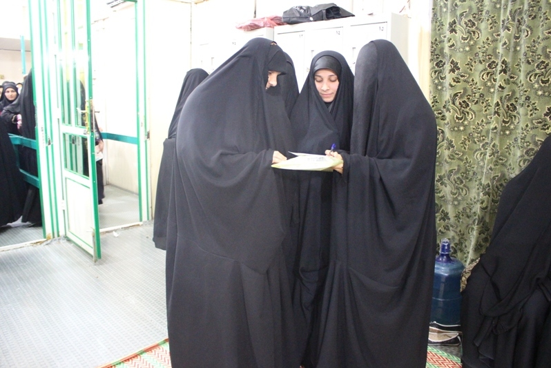 مشروع تصحيح سورة الفاتحة لمنتسبات العتبة العلوية / محفل قرآني في مزار الصحابي ميثم التمار