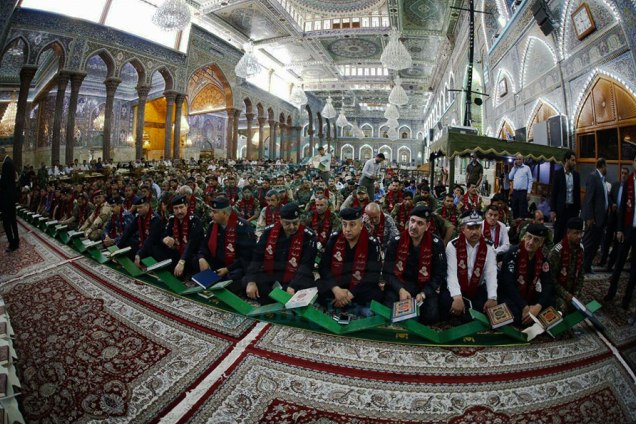 أقام معهد القرآن الكريم اختبار للقرّاء الراغبين بالمشاركة في الختمة القرآنية