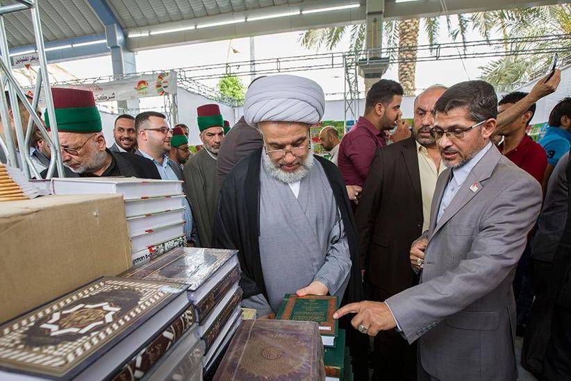 افتتاح معرض الكتاب الدولي في كربلاء افتتاح معرض الكتاب الدولي في كربلاء