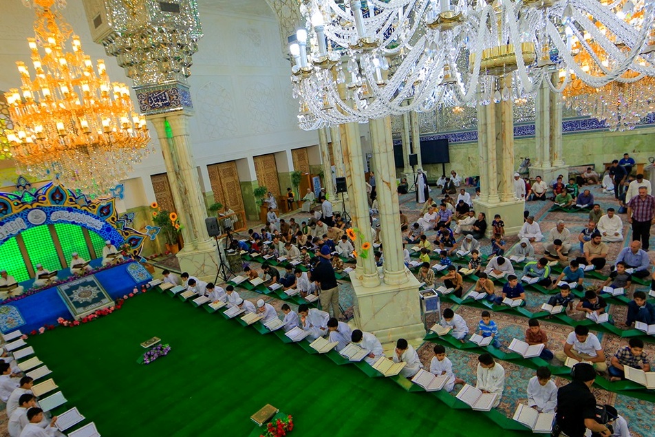 إنطلاق البث المباشر لختمة قرآنية للبراعم في الصحن العلوي المطهر