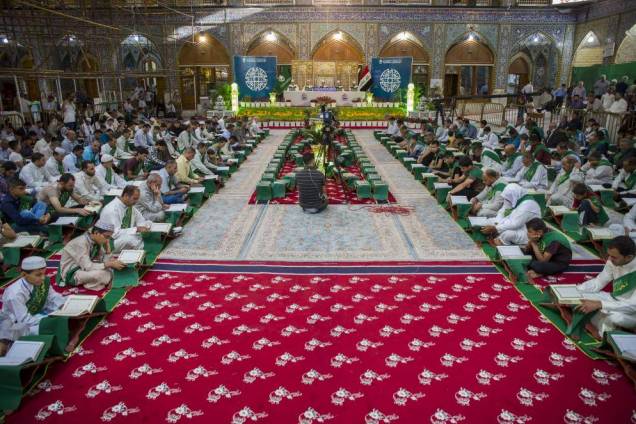 انطلاق الختمة القرآنية الرمضانية المرتلة في الصحن الحسيني الشريف
