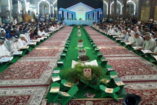 انطلاق الختمة القرآنية الرمضانية المرتلة في الصحن الحسيني الشريف