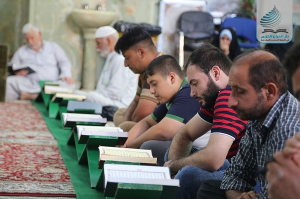 بالصور...العتبة الحسينية تستأنف ختمتها القرآنية الصباحية