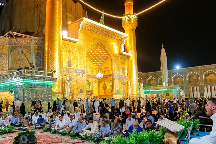 بالصور...العتبة العلوية تستضيف نخبة من قراء منطقة 