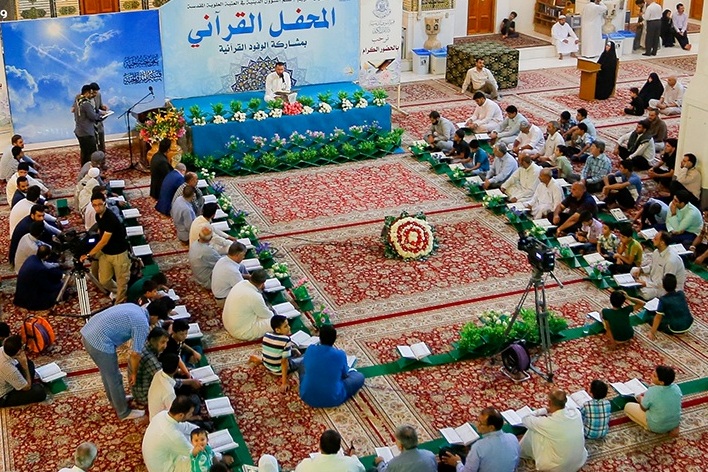 بالصور...العتبة العلوية تستضيف نخبة من قراء منطقة 