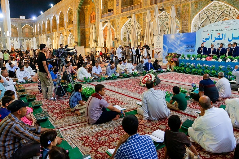 بالصور...العتبة العلوية تستضيف نخبة من قراء منطقة 