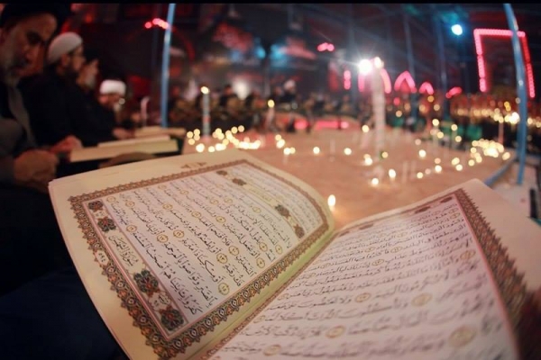 دار القرآن الكريم تحيي ليلة عاشوراء بمحفل قرآني في المخيم الحسيني الشريف