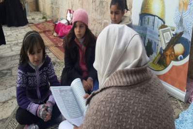 أطفال المسجد الأقصى يصرون على الالتحاق بحلقات تحفيظ القرآن