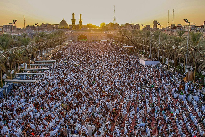 إقامة صلاة عيد الأضحى المبارك في منطقة مابين الحرمين الشريفين