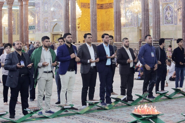 بالصور...العتبة الحسينية تحتضن محفلاً قرآنياً ترحماً على أرواح شهداء