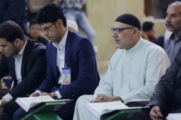 بالصور...العتبة الحسينية تحتضن محفلاً قرآنياً ترحماً على أرواح شهداء