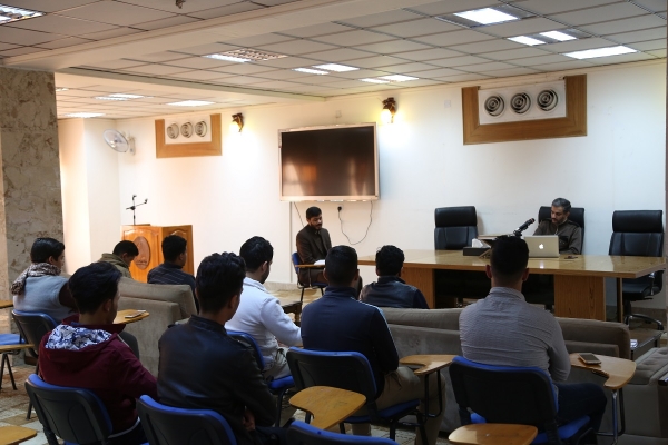 إقامة ورشة تخصصية في تطوير الصوت والأداء بكربلاء المقدسة