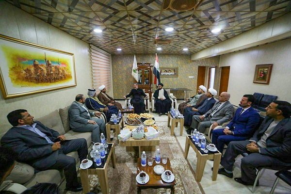 وفد العتبة الحسينية يزور الكنيسة الاسقفية الانجليكانية في بغداد