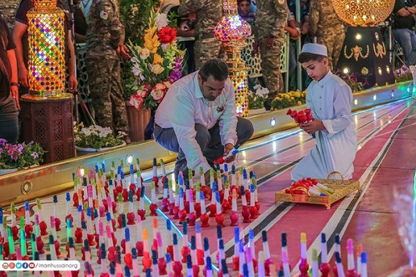الإحتفاء بذكرى ولادة الامام المهدي (عج) في كربلاء المقدسة