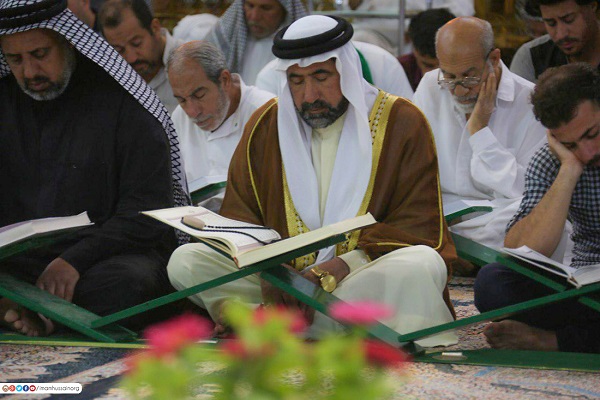 بالصور: المحفل السنوي لختم القرآن الكريم في حرم الامام الحسين عليه السلام