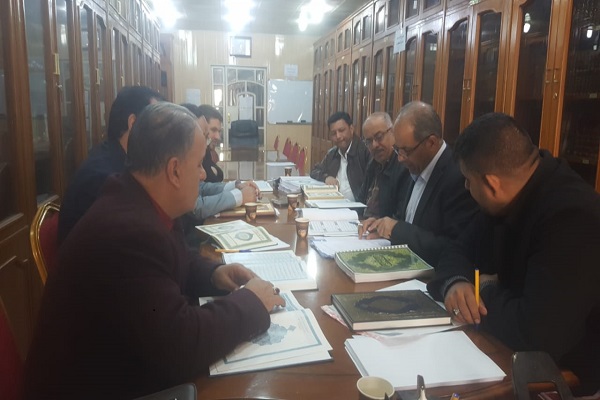 إجتماع للجان مشروع خط المصحف بأنامل عراقية