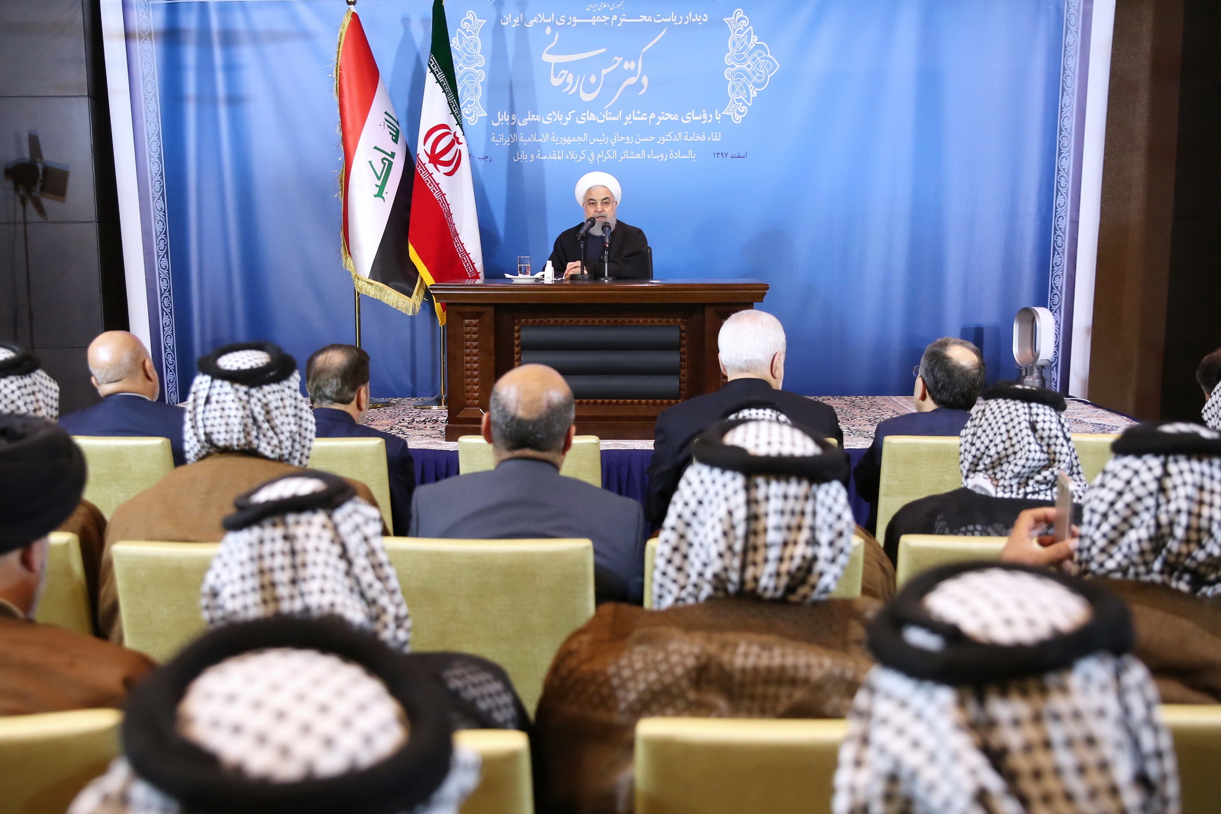 اليوم...الرئيس الايراني يزور آية الله السيد علي السيستاني اليوم...الرئيس الايراني يزور آية الله السيد علي السيستاني