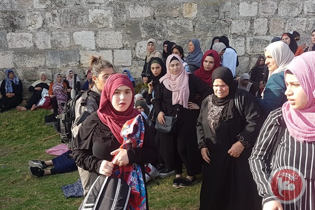 الاحتلال الاسرائيلي يغلق كافة أبواب المسجد الاقصى