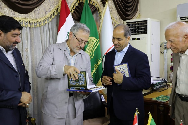 بالصور..المركز الوطني لعلوم القرآن في العراق يستقبل وفداً قرآنياً من إیران