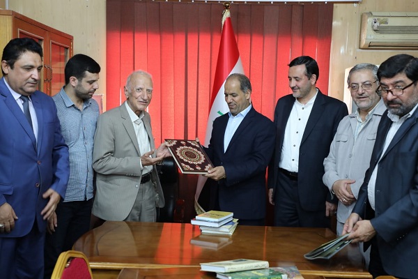 بالصور..المركز الوطني لعلوم القرآن في العراق يستقبل وفداً قرآنياً من إیران