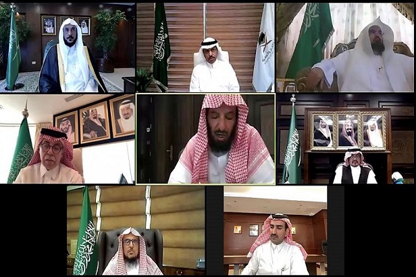 إفتتاح أعمال ندوة الحج السنوية الكبرى الافتراضية إفتتاح أعمال ندوة الحج السنوية الكبرى الافتراضية