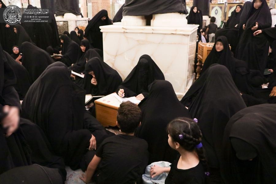 بالصور...مشروع قرآني في ذكرى رحيل الرسول الأكرم(ص) لزائري العتبة العلوية بالصور...مشروع قرآني في ذكرى رحيل الرسول الأكرم(ص) لزائري العتبة العلوية