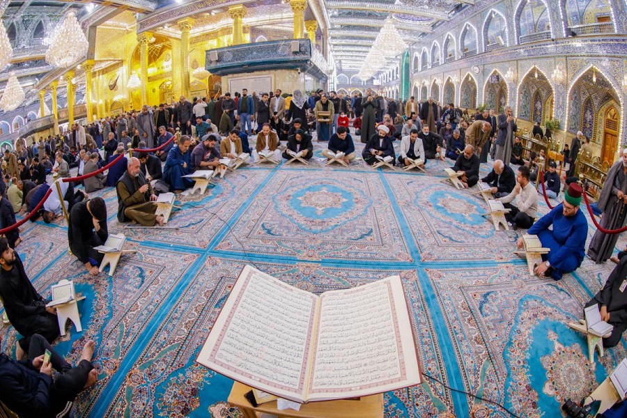 بالصور...برنامج قرآنيّ لتعليم التلاوة الصحيحة للزائرين في كربلاء بالصور...برنامج قرآنيّ لتعليم التلاوة الصحيحة للزائرين في كربلاء