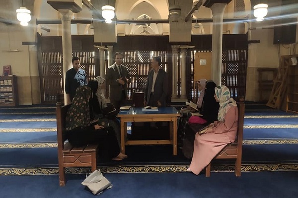 إنطلاق حلقات رواق القرآن بالجامع الأزهر بنظام الحضور المباشر + صور
