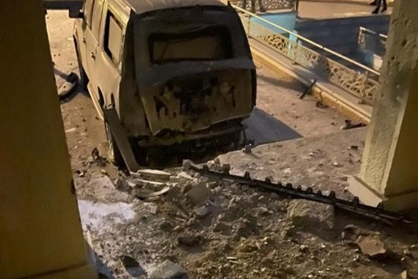 الصور الأولى لمنزل الكاظمي بعد تعرضه لاستهداف بمسيرة + ردود أفعال عراقية