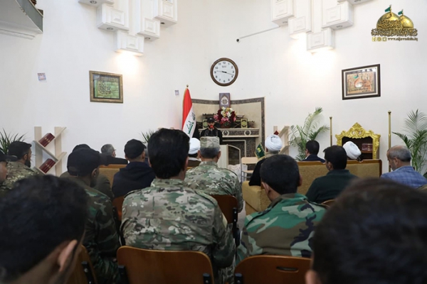 بالصور ... اختتام دورة قرآنية لمنسوبي هيأة الحشد الشعبي في العتبة الكاظمية المقدسة
