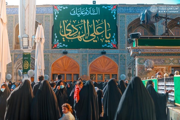 العتبة العلوية تحتفي بذكرى ولادة الإمامين محمد الباقر وعلي الهادي (ع)